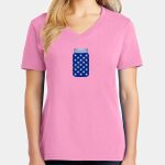 Women's Core Cotton V Neck Tee Thumbnail