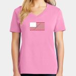Women's Core Cotton V Neck Tee Thumbnail