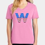 Women's Core Cotton V Neck Tee Thumbnail
