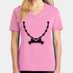 Women's Core Cotton V Neck Tee Thumbnail