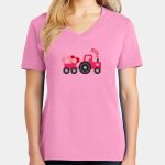 Women's Core Cotton V Neck Tee Thumbnail