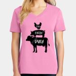 Women's Core Cotton V Neck Tee Thumbnail