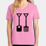 Women's Core Cotton V Neck Tee Thumbnail