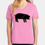 Women's Core Cotton V Neck Tee Thumbnail