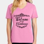 Women's Core Cotton V Neck Tee Thumbnail