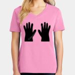Women's Core Cotton V Neck Tee Thumbnail