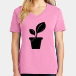 Women's Core Cotton V Neck Tee Thumbnail
