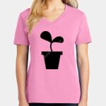 Women's Core Cotton V Neck Tee Thumbnail