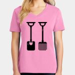 Women's Core Cotton V Neck Tee Thumbnail