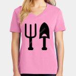 Women's Core Cotton V Neck Tee Thumbnail