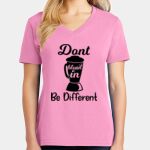 Women's Core Cotton V Neck Tee Thumbnail