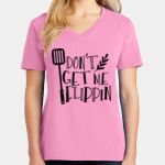 Women's Core Cotton V Neck Tee Thumbnail