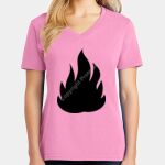 Women's Core Cotton V Neck Tee Thumbnail