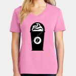 Women's Core Cotton V Neck Tee Thumbnail