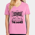 Women's Core Cotton V Neck Tee Thumbnail