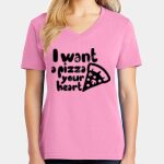 Women's Core Cotton V Neck Tee Thumbnail