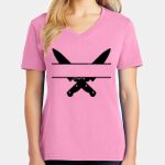 Women's Core Cotton V Neck Tee Thumbnail