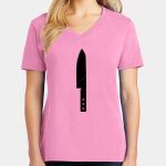 Women's Core Cotton V Neck Tee Thumbnail