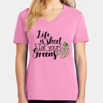 Women's Core Cotton V Neck Tee Thumbnail