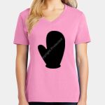Women's Core Cotton V Neck Tee Thumbnail