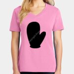 Women's Core Cotton V Neck Tee Thumbnail