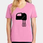 Women's Core Cotton V Neck Tee Thumbnail