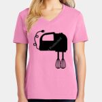 Women's Core Cotton V Neck Tee Thumbnail