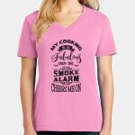 Women's Core Cotton V Neck Tee Thumbnail