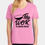 Women's Core Cotton V Neck Tee Thumbnail