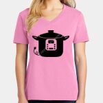 Women's Core Cotton V Neck Tee Thumbnail