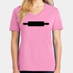 Women's Core Cotton V Neck Tee Thumbnail