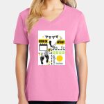 Women's Core Cotton V Neck Tee Thumbnail