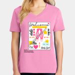 Women's Core Cotton V Neck Tee Thumbnail