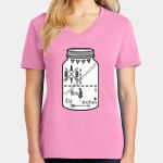 Women's Core Cotton V Neck Tee Thumbnail