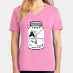 Women's Core Cotton V Neck Tee Thumbnail