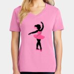 Women's Core Cotton V Neck Tee Thumbnail
