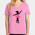 Women's Core Cotton V Neck Tee Thumbnail