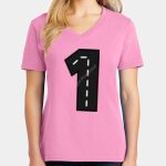 Women's Core Cotton V Neck Tee Thumbnail