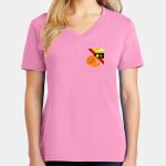 Women's Core Cotton V Neck Tee Thumbnail