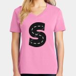 Women's Core Cotton V Neck Tee Thumbnail