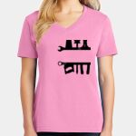 Women's Core Cotton V Neck Tee Thumbnail