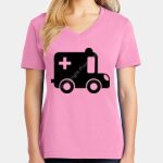 Women's Core Cotton V Neck Tee Thumbnail