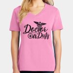 Women's Core Cotton V Neck Tee Thumbnail