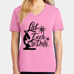 Women's Core Cotton V Neck Tee Thumbnail