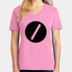 Women's Core Cotton V Neck Tee Thumbnail