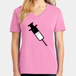 Women's Core Cotton V Neck Tee Thumbnail