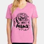 Women's Core Cotton V Neck Tee Thumbnail