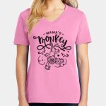 Women's Core Cotton V Neck Tee Thumbnail