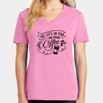 Women's Core Cotton V Neck Tee Thumbnail