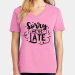 Women's Core Cotton V Neck Tee Thumbnail